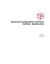 Advanced Configuration and Power Interface Specification