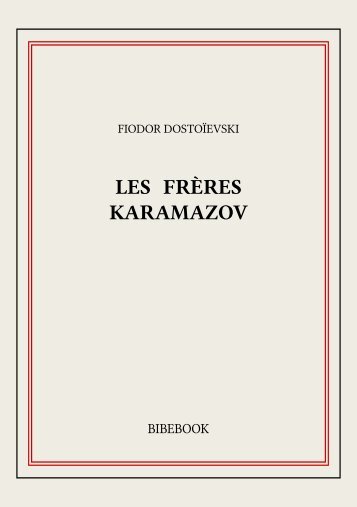 LES FRÈRES KARAMAZOV