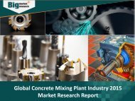 Concrete Mixing Plant Industry 2015 Market Research Report