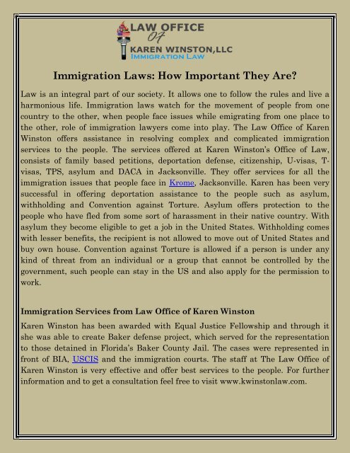 Immigration Laws: How Important They Are?