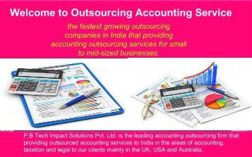 Outsourcing Accounting Services To India