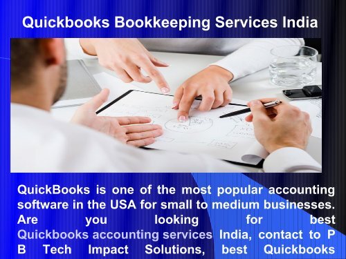 Outsourcing Bookkeeping/Data Processing Services India