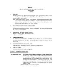 Planning Commission Minutes - City of Baton Rouge/Parish of East ...