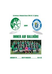 FC Magazin Ausgabe 34 FCM - SV Waldmühlbach - 01.11.15