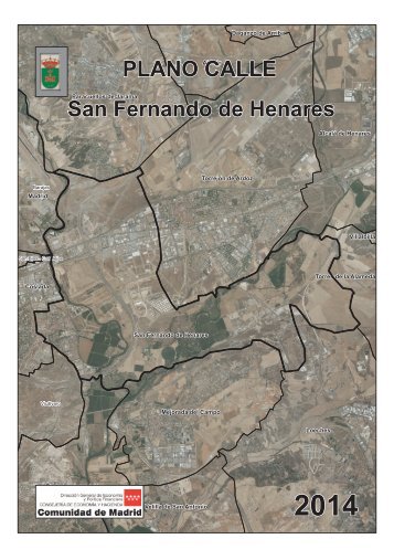 PLANO CALLE San Fernando de Henares - Comunidad de Madrid