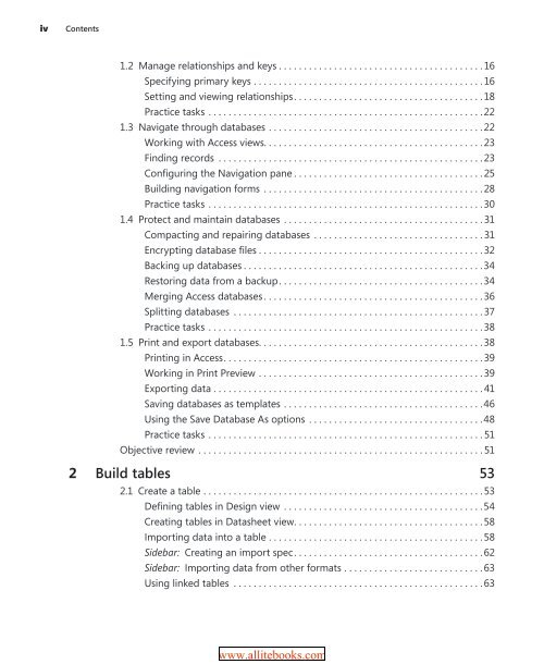 MOS 2013 Study Guide for Microsoft Access