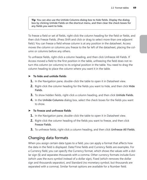 MOS 2013 Study Guide for Microsoft Access