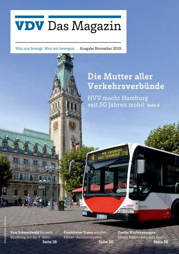 VDV Das Magazin Ausgabe November 2015