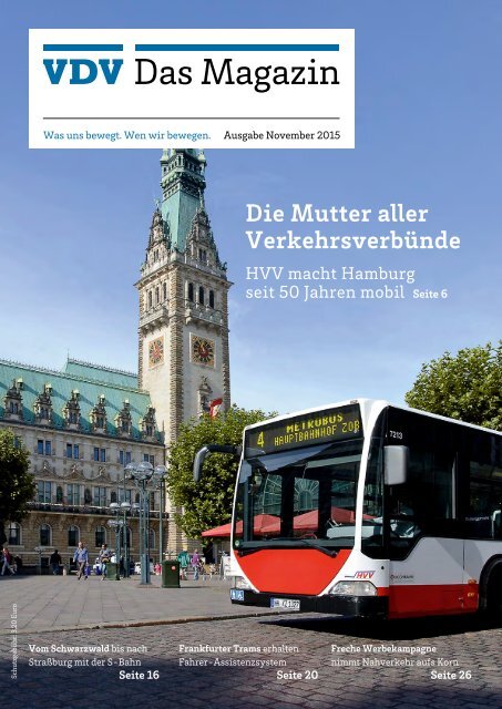 VDV Das Magazin Ausgabe November 2015
