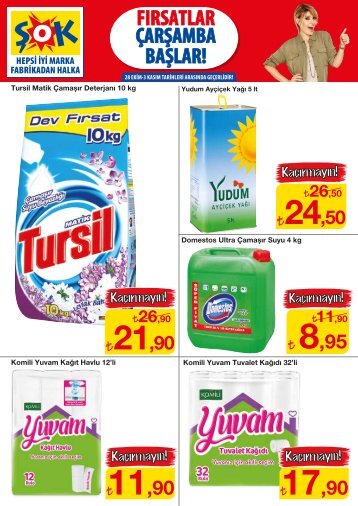 Şok Market aktüel 28 Ekim-3 Kasım 2015