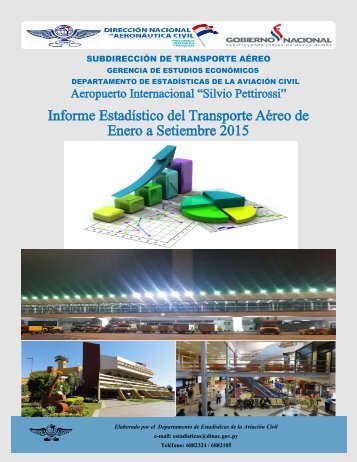 Informe Estadístico del Transporte Aéreo de Enero a Setiembre 2015