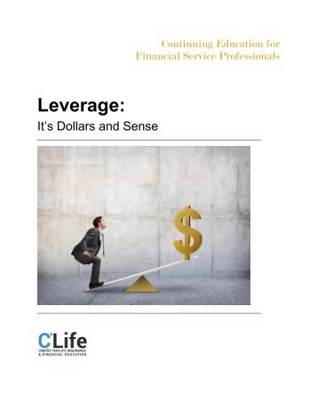 Leverage: It’s Dollars and Sense