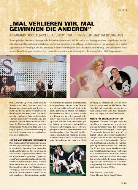 2015-01: TOP Magazin Dortmund | FRÜHJAHR