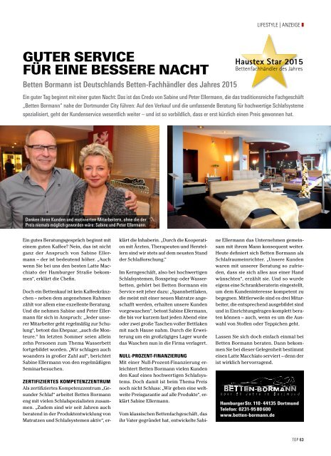 2015-01: TOP Magazin Dortmund | FRÜHJAHR