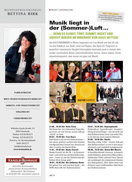 2015-02: TOP Magazin Dortmund | SOMMER