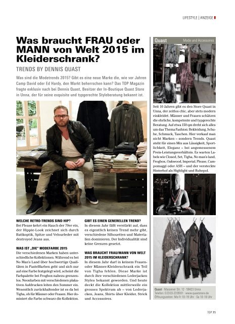 2015-02: TOP Magazin Dortmund | SOMMER