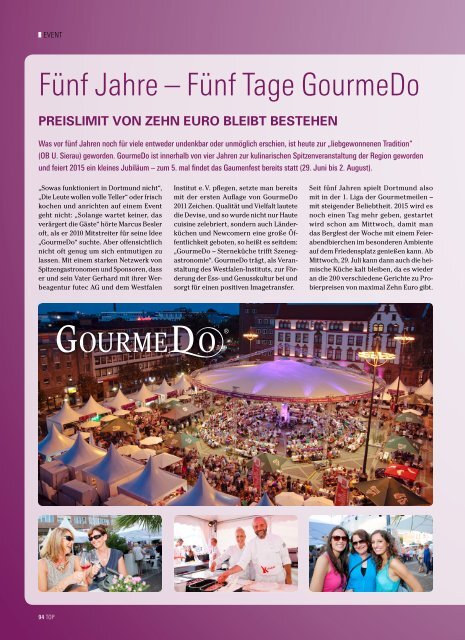 2015-02: TOP Magazin Dortmund | SOMMER