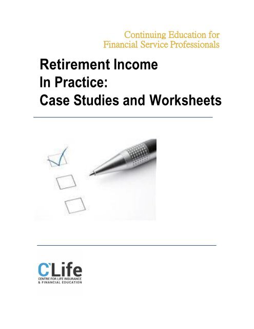 Retirement Income in Practice