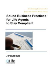 Sound Business Practices for Life Agents to Stay Compliant (print version)