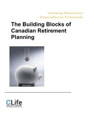 The Building Blocks of Canadian Retirement Planning