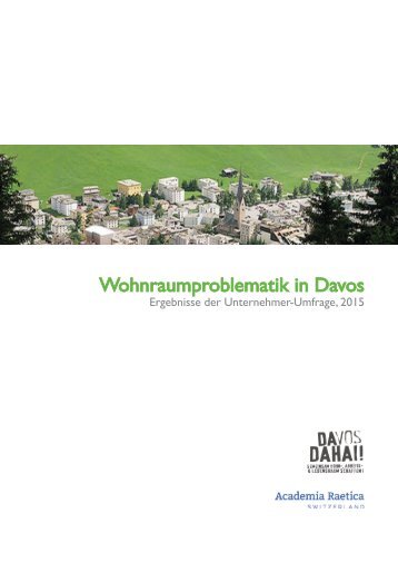 Wohnraumproblematik in Davos