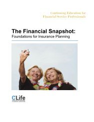 The Financial Snapshot: Foundations of Insurance Planning