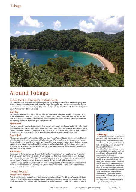 Geodyssey Trinidad and Tobago brochure for web use