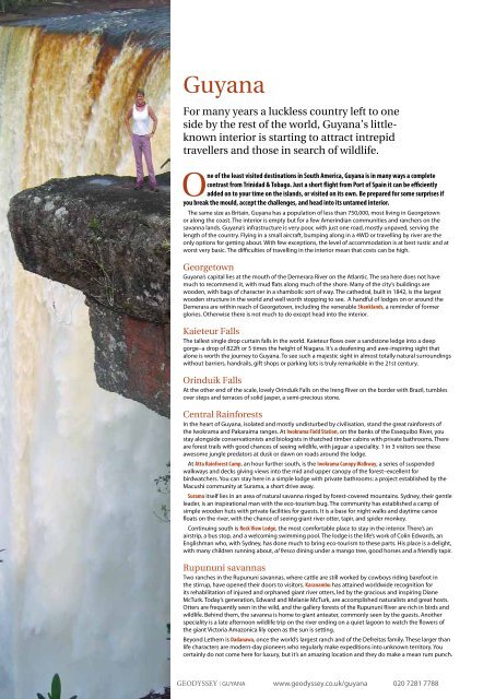 Geodyssey Trinidad and Tobago brochure for web use