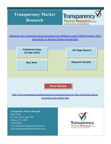 In-vitro Colorectal Cancer Screening Tests Market