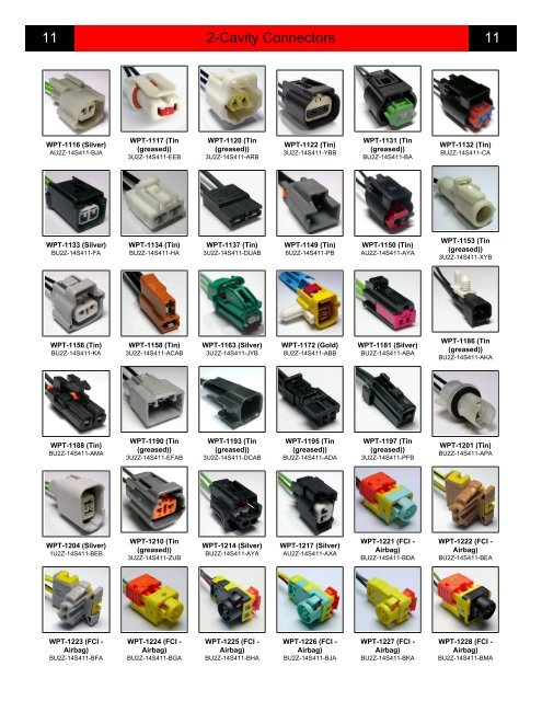 Wiring Pigtail Kits Identification Guide