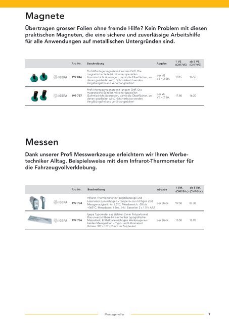 Igepa Adoc AG - Preisliste