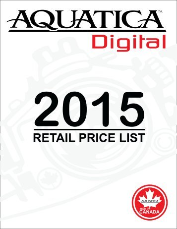 2014 Retail Price List INDEX - Aquatica