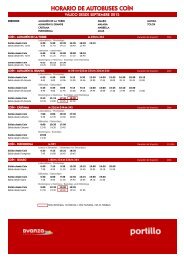 HORARIO DE AUTOBUSES ALGECIRAS