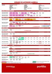 HORARIO DE AUTOBUSES FUENGIROLA