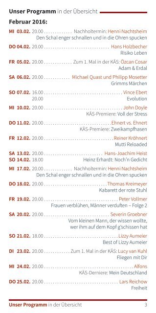 Programm KÄS 2016-01