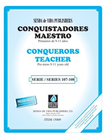 Conquistadores MAESTRO Conquerors teacher