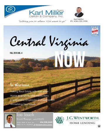 Central Virginia Now magazine  November 2015 issue