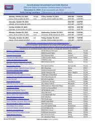 Early Voting Locations, Dates and Times - Dallas County, TX Elections