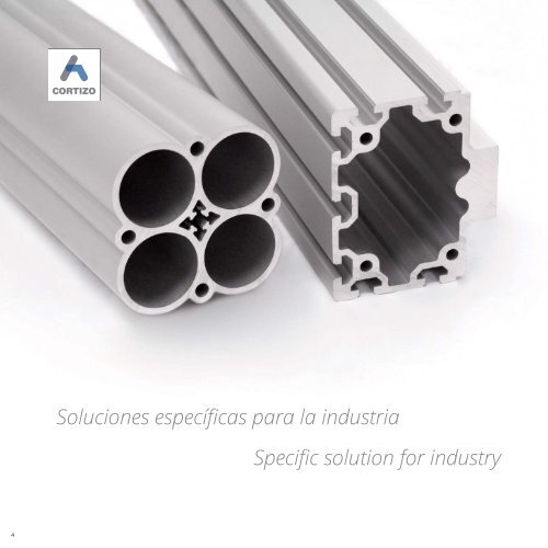 Perfiles de Aluminio para la industria Español/Inglés - CORTIZO ...