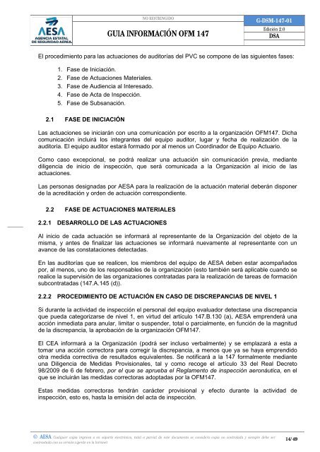 G-DSM-147-01 - Agencia Estatal de Seguridad AÃ©rea