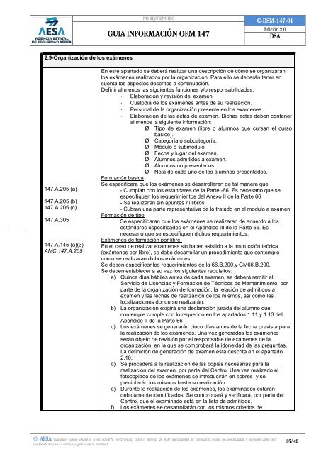 G-DSM-147-01 - Agencia Estatal de Seguridad AÃ©rea