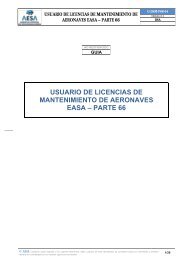 USUARIO DE LICENCIAS DE MANTENIMIENTO DE AERONAVES EASA – PARTE 66