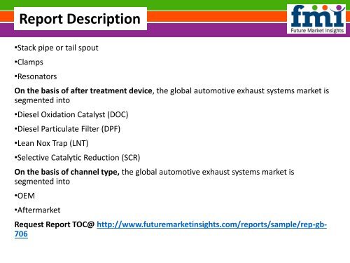 Automotive Exhaust Systems Market