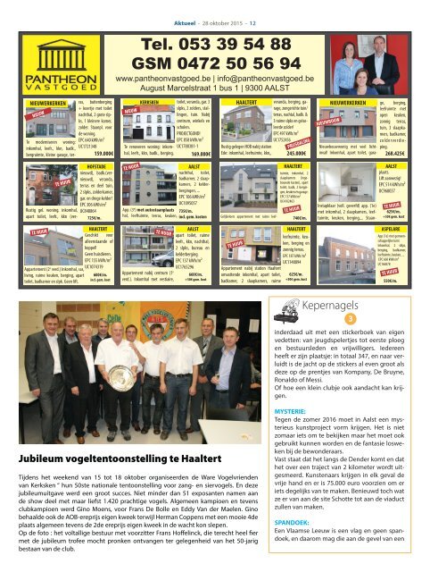 Editie Aalst 28 oktober 2015