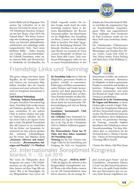 Soroptimist Österreich - Journal 03-2015