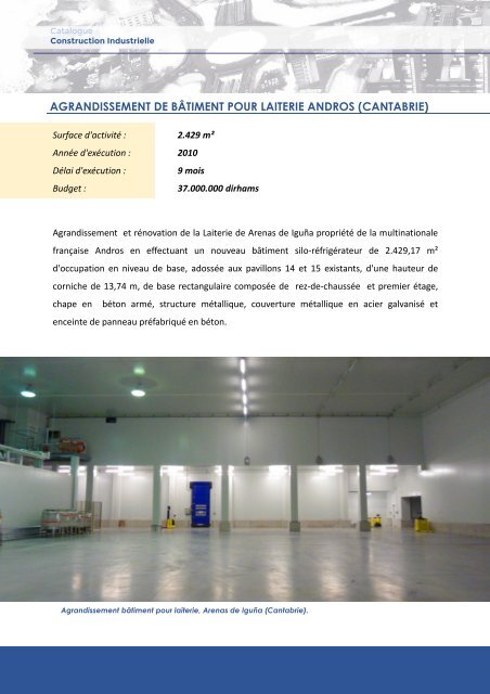 3.- Catalogue Construction industrielle