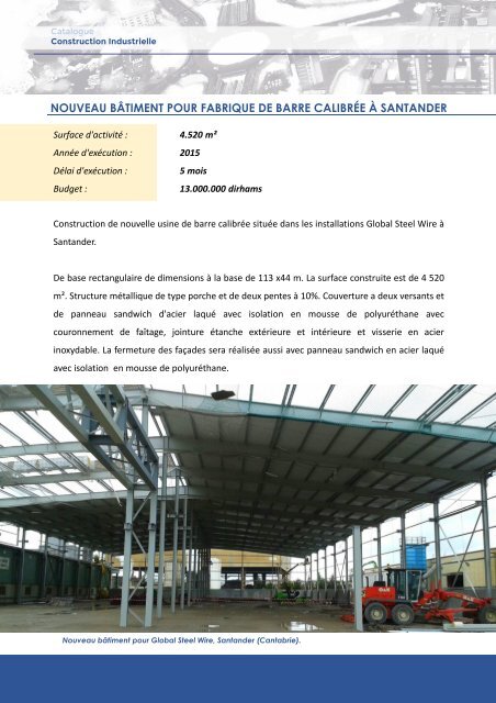 3.- Catalogue Construction industrielle