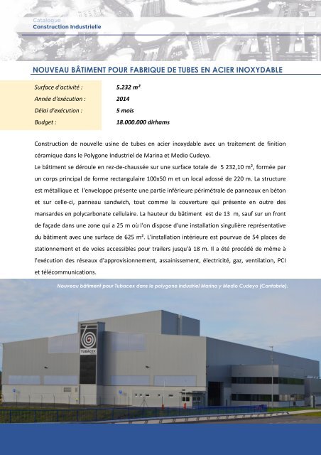 3.- Catalogue Construction industrielle