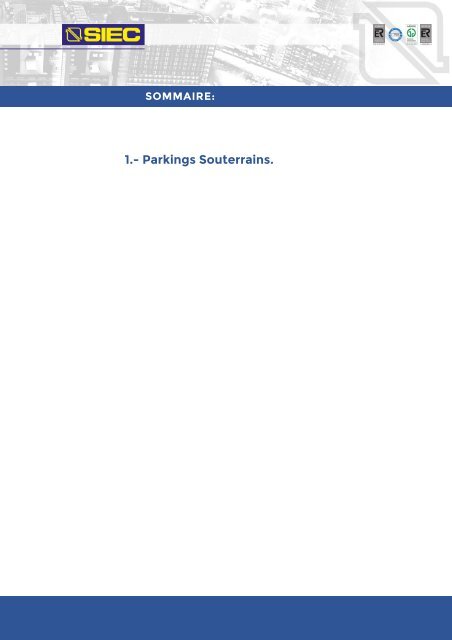 5.- Catalogue Parking souterrains