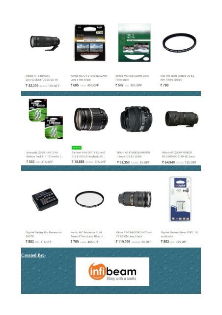 Camera Accessories - Necessary Add-Ons For Your Digital Camera